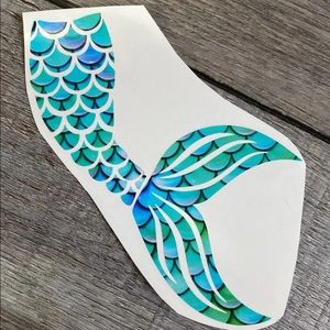 Mermaid Tail Car Decal